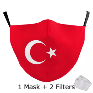 Stoffmasken flag of Türkiye