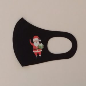 Stoffmasken Nikolaus mit Geschenk