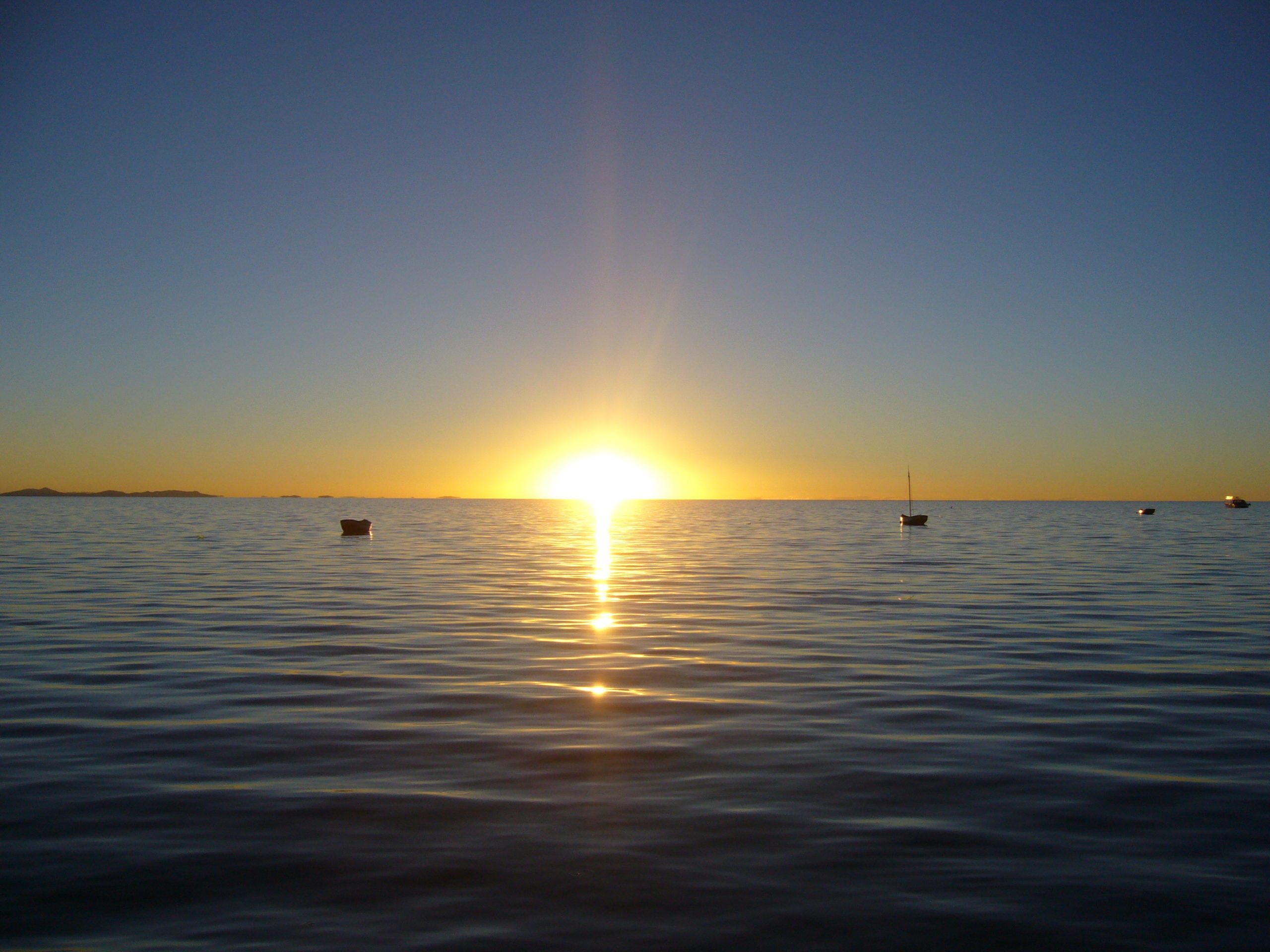 Sonnenuntergang als Hintergrundbild