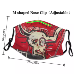 Stoffmaske mit Cabra Basquiat Bull