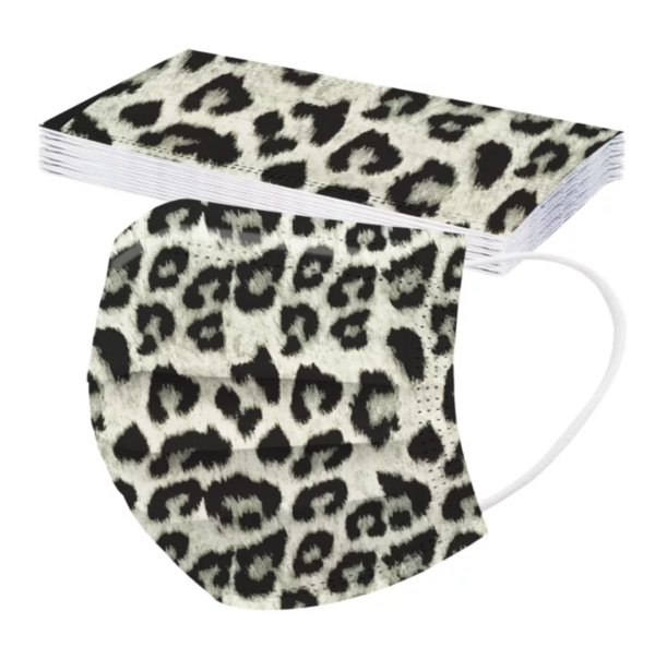 Schutzmasken Leoparden-Look